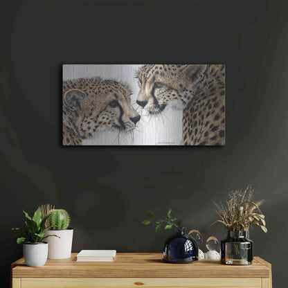 Luxe Metal Art 'A Special Bond' by Jan Henderson, Metal Wall Art,24x12