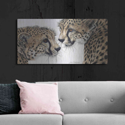 Luxe Metal Art 'A Special Bond' by Jan Henderson, Metal Wall Art,48x24