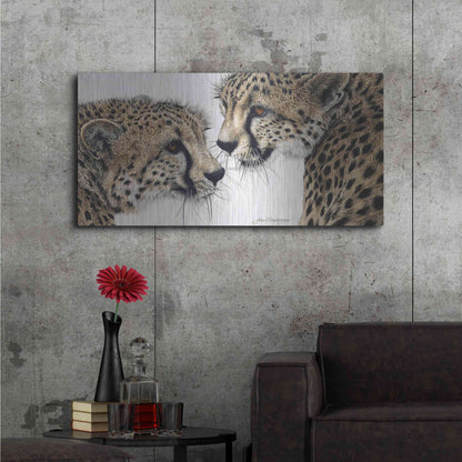 Luxe Metal Art 'A Special Bond' by Jan Henderson, Metal Wall Art,48x24