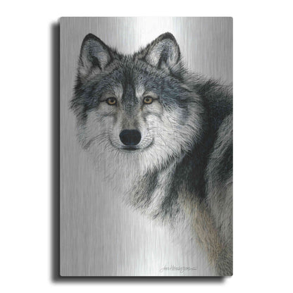 Luxe Metal Art 'Silent Watch' by Jan Henderson, Metal Wall Art