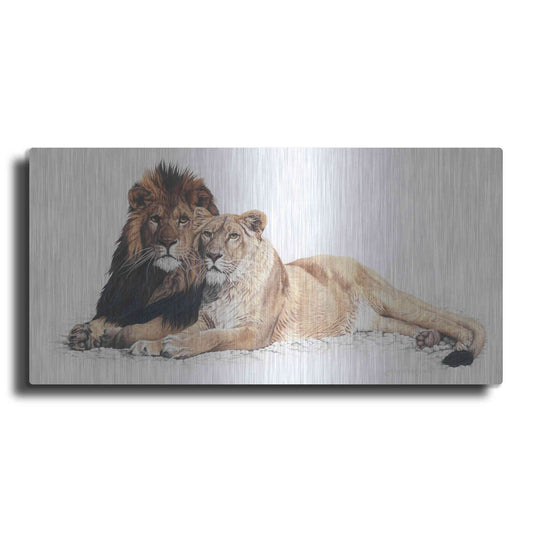 Luxe Metal Art 'Soul Mates' by Jan Henderson, Metal Wall Art