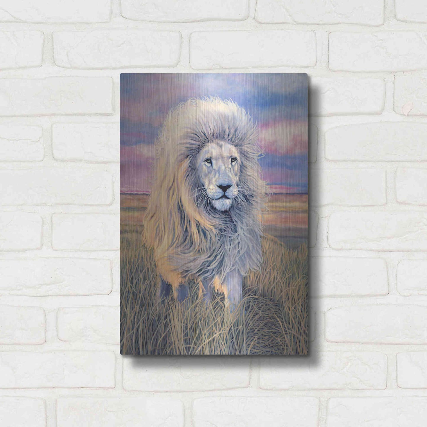 Luxe Metal Art 'Timbavati Messenger' by Jan Henderson, Metal Wall Art,12x16