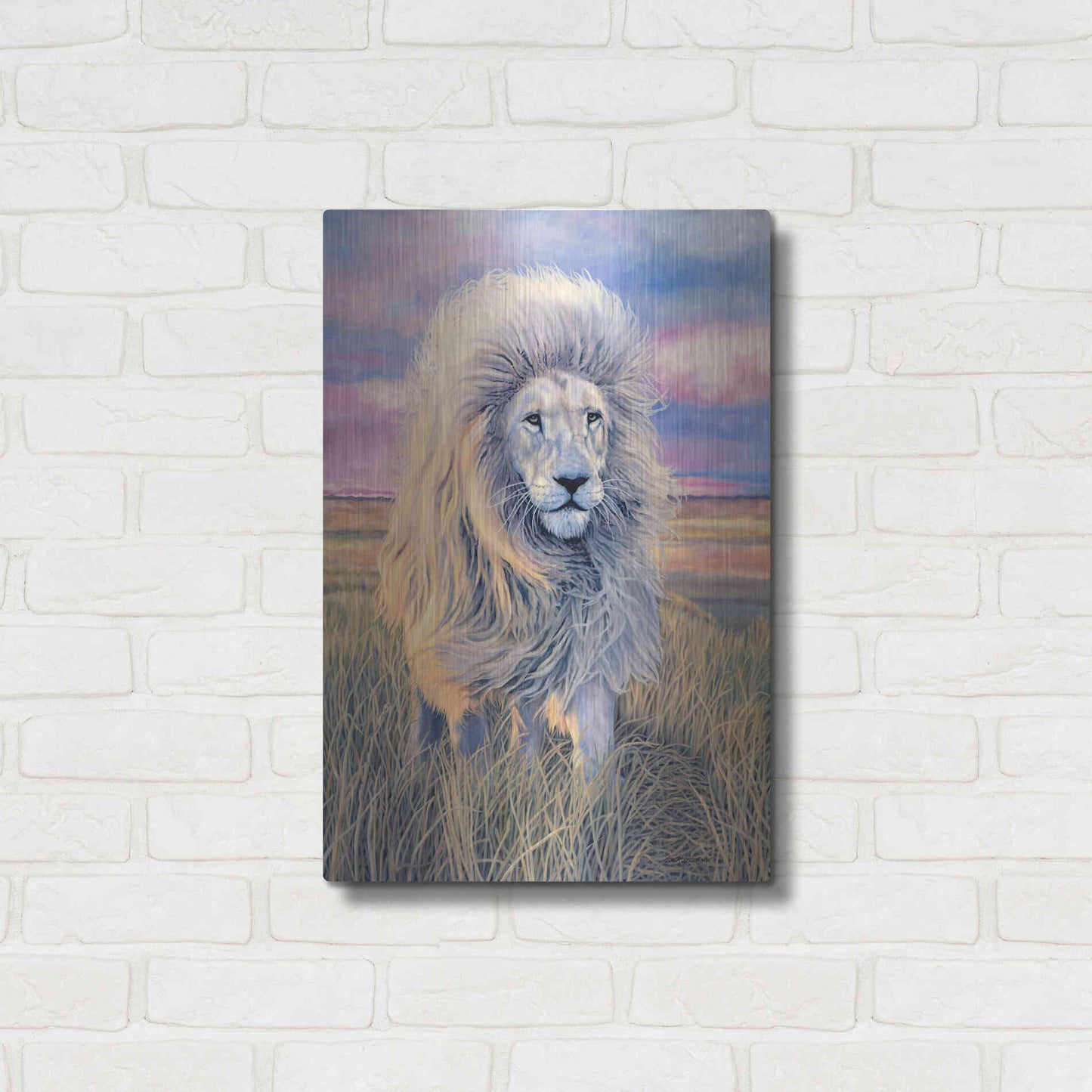 Luxe Metal Art 'Timbavati Messenger' by Jan Henderson, Metal Wall Art,16x24