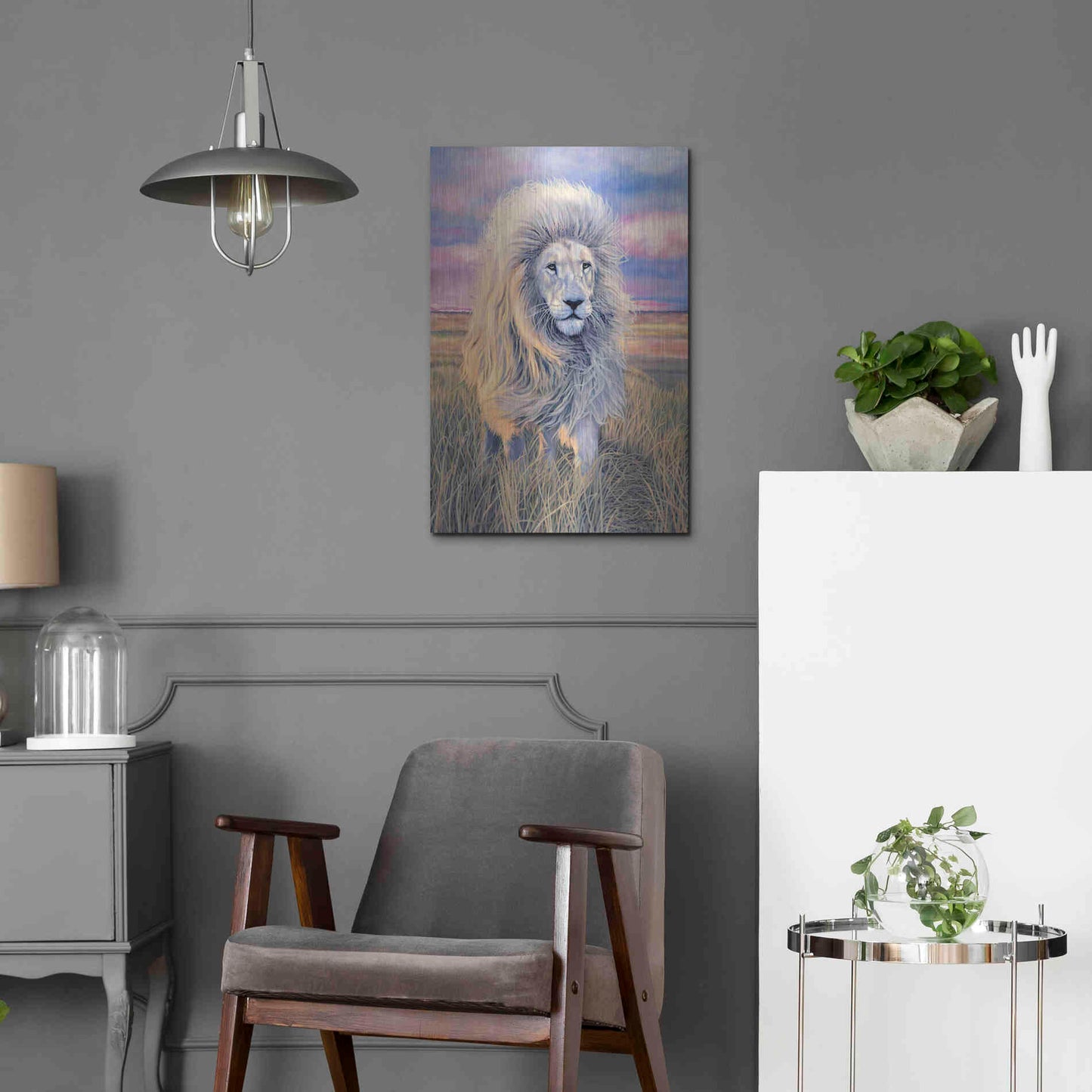 Luxe Metal Art 'Timbavati Messenger' by Jan Henderson, Metal Wall Art,16x24