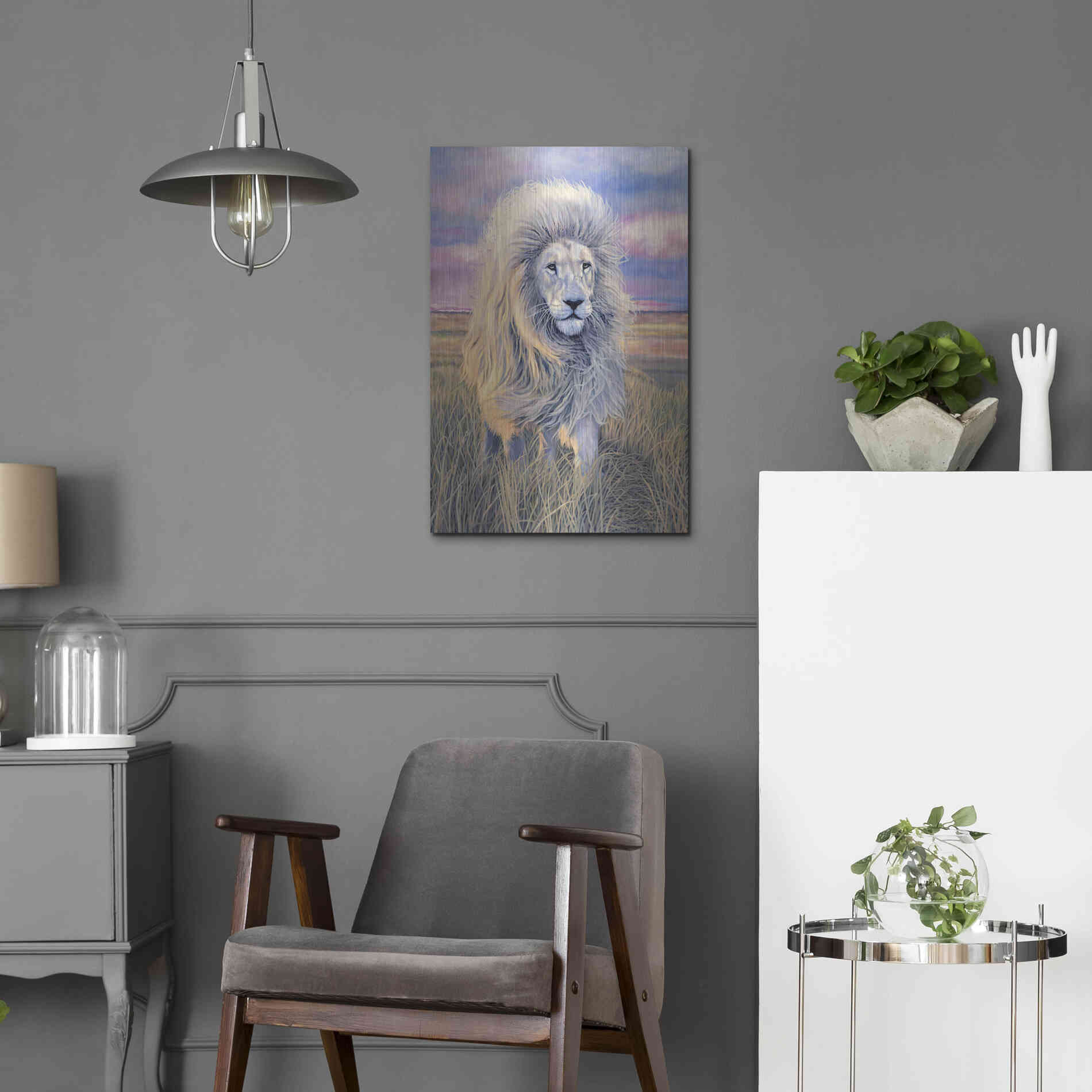 Luxe Metal Art 'Timbavati Messenger' by Jan Henderson, Metal Wall Art,16x24