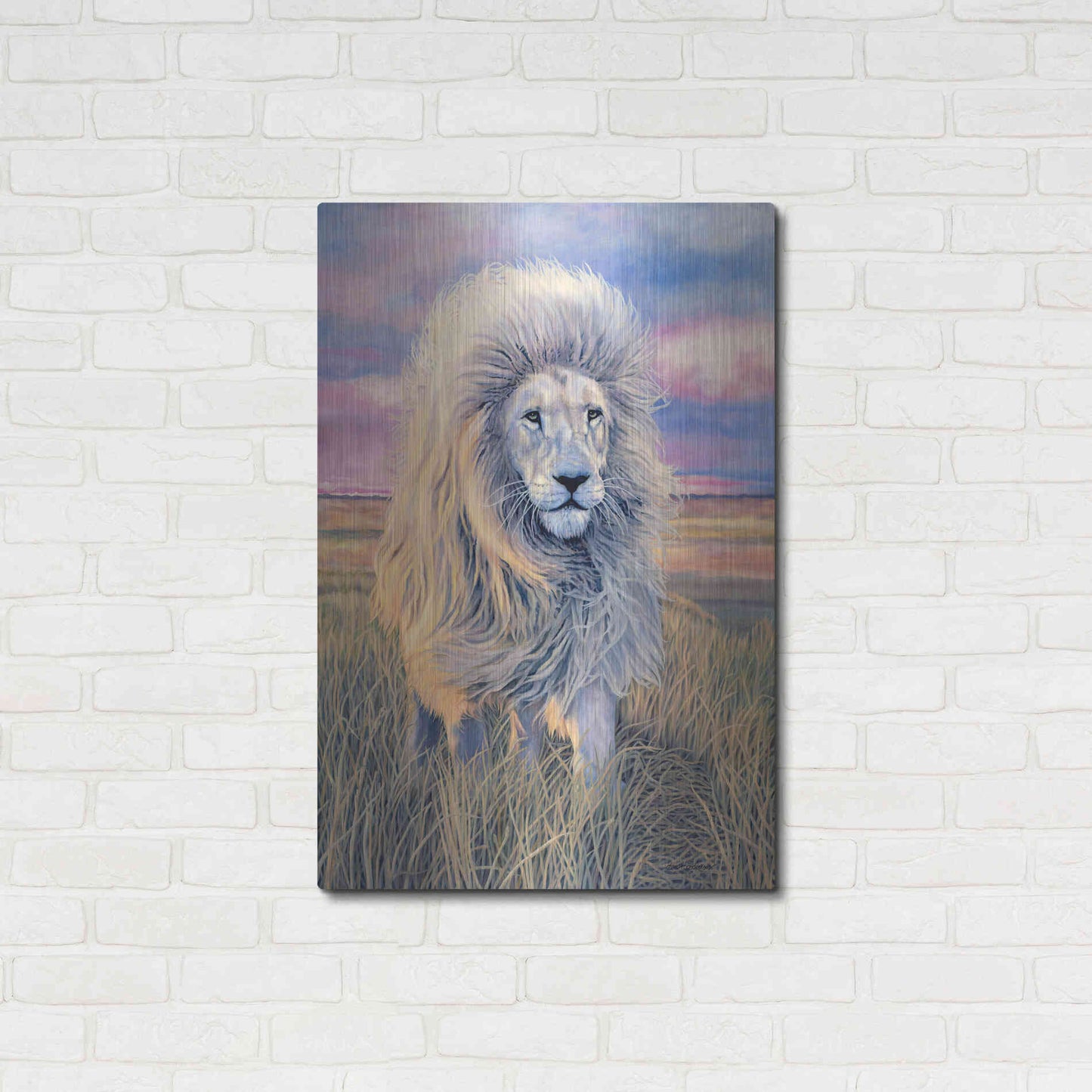 Luxe Metal Art 'Timbavati Messenger' by Jan Henderson, Metal Wall Art,24x36