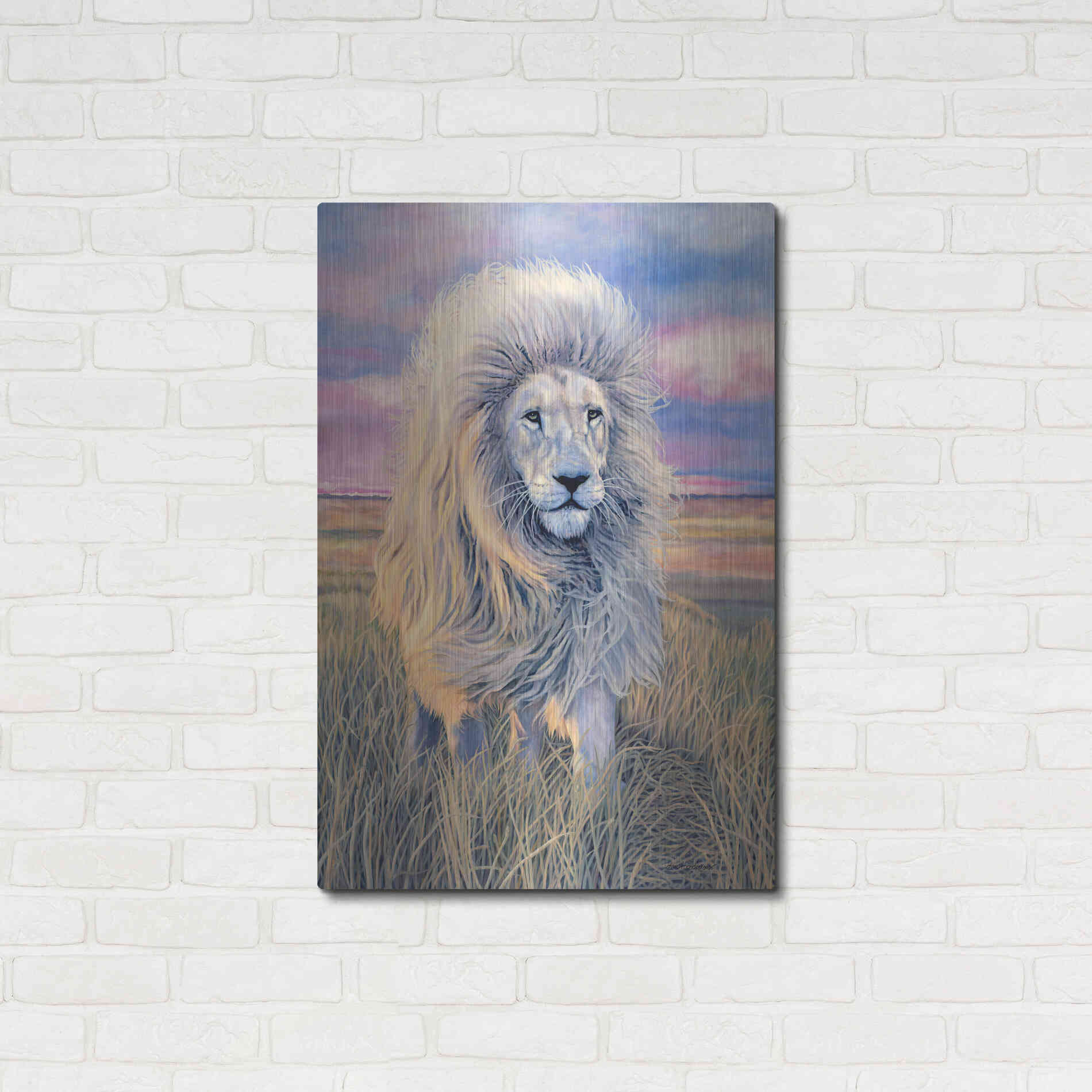 Luxe Metal Art 'Timbavati Messenger' by Jan Henderson, Metal Wall Art,24x36