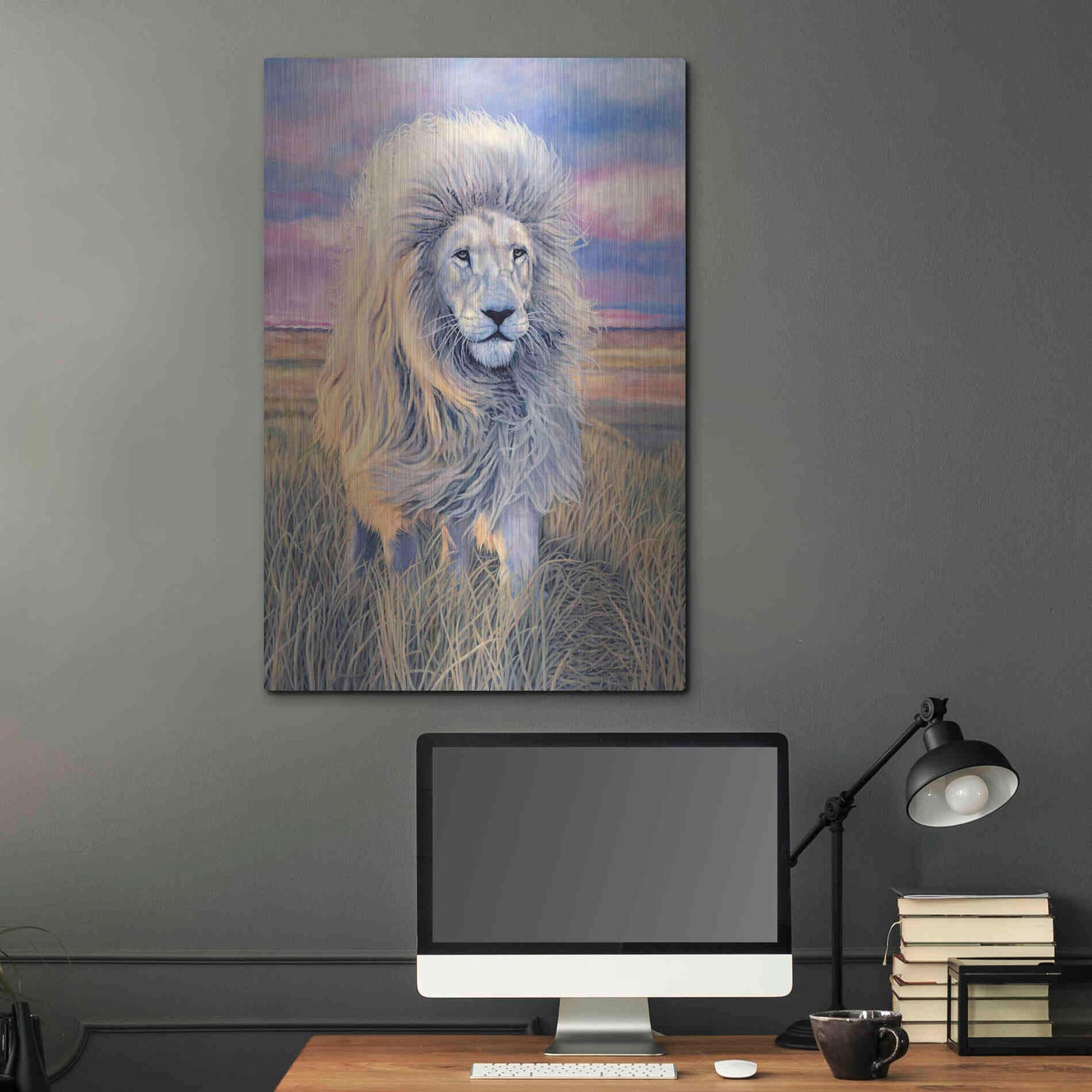 Luxe Metal Art 'Timbavati Messenger' by Jan Henderson, Metal Wall Art,24x36