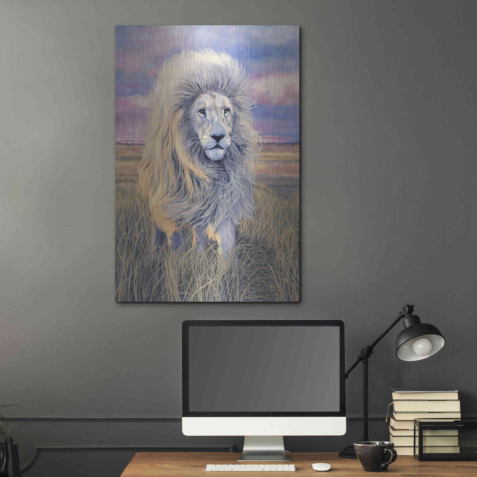 Luxe Metal Art 'Timbavati Messenger' by Jan Henderson, Metal Wall Art,24x36