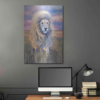 Luxe Metal Art 'Timbavati Messenger' by Jan Henderson, Metal Wall Art,24x36