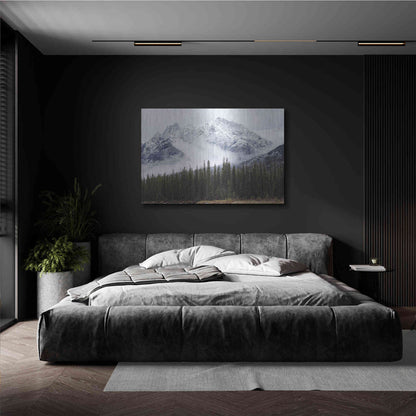 Luxe Metal Art 'Adventure Mountain' by Jennifer Henriksen, Metal Wall Art,36x24