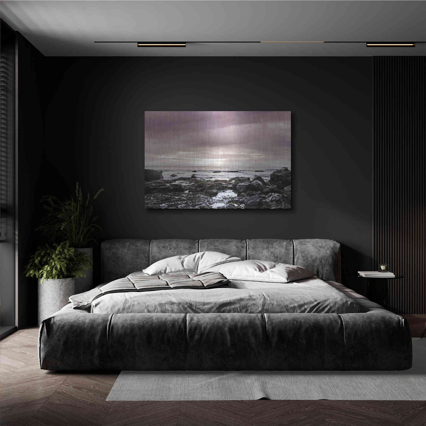 Luxe Metal Art 'Spiritual Shores' by Jennifer Henriksen, Metal Wall Art,36x24