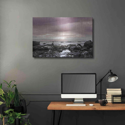 Luxe Metal Art 'Spiritual Shores' by Jennifer Henriksen, Metal Wall Art,36x24