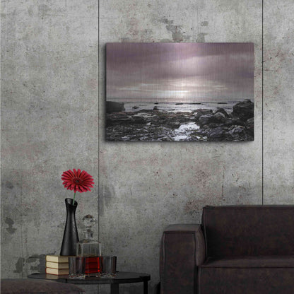 Luxe Metal Art 'Spiritual Shores' by Jennifer Henriksen, Metal Wall Art,36x24