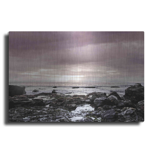 Luxe Metal Art 'Spiritual Shores' by Jennifer Henriksen, Metal Wall Art