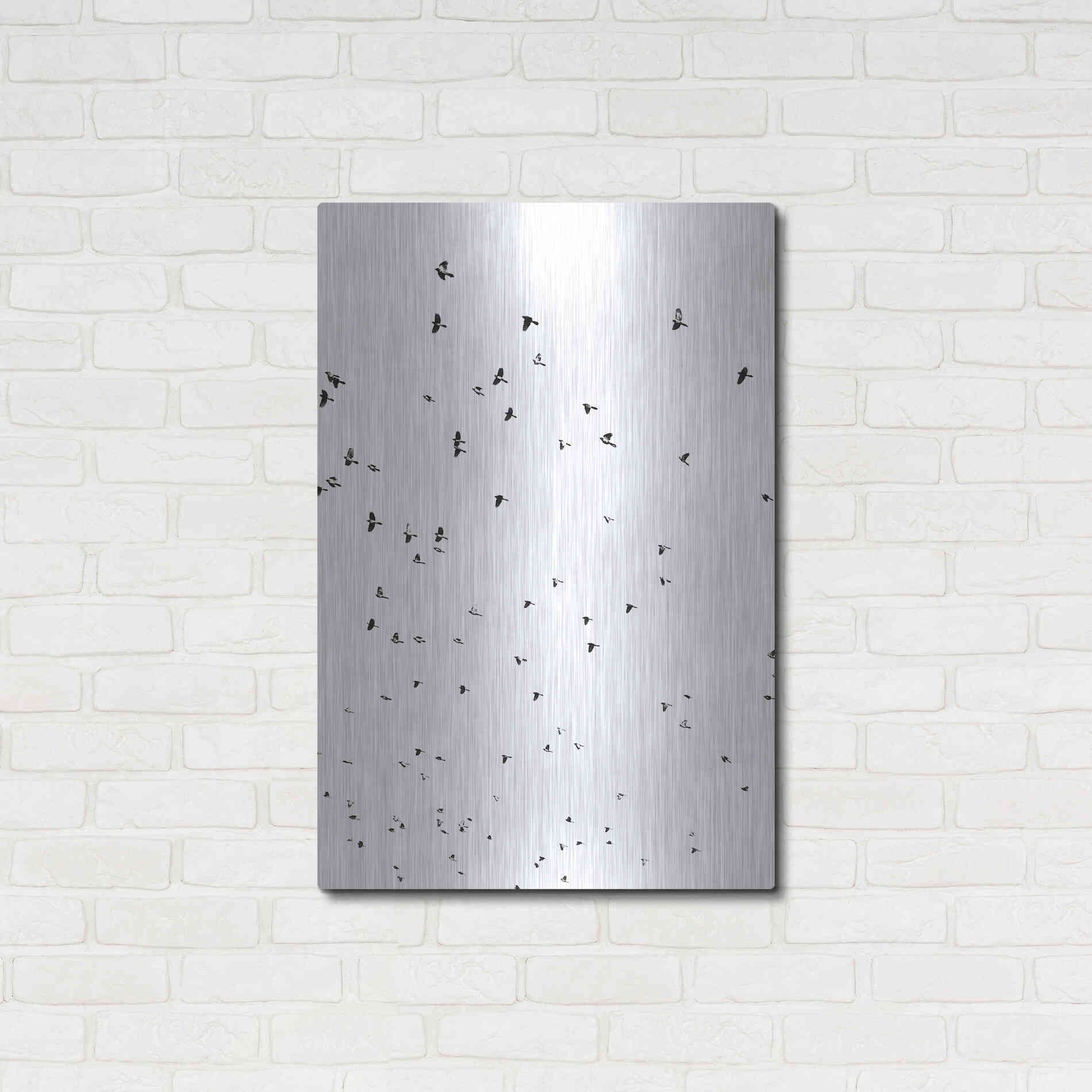 Luxe Metal Art 'Bird Constellation' by Luxe Portfolio, Metal Wall Art,24x36