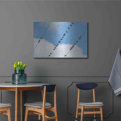 Luxe Metal Art 'Humanwatching' by Luxe Portfolio, Metal Wall Art,36x24