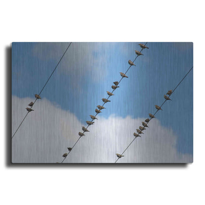 Luxe Metal Art 'Humanwatching' by Luxe Portfolio, Metal Wall Art