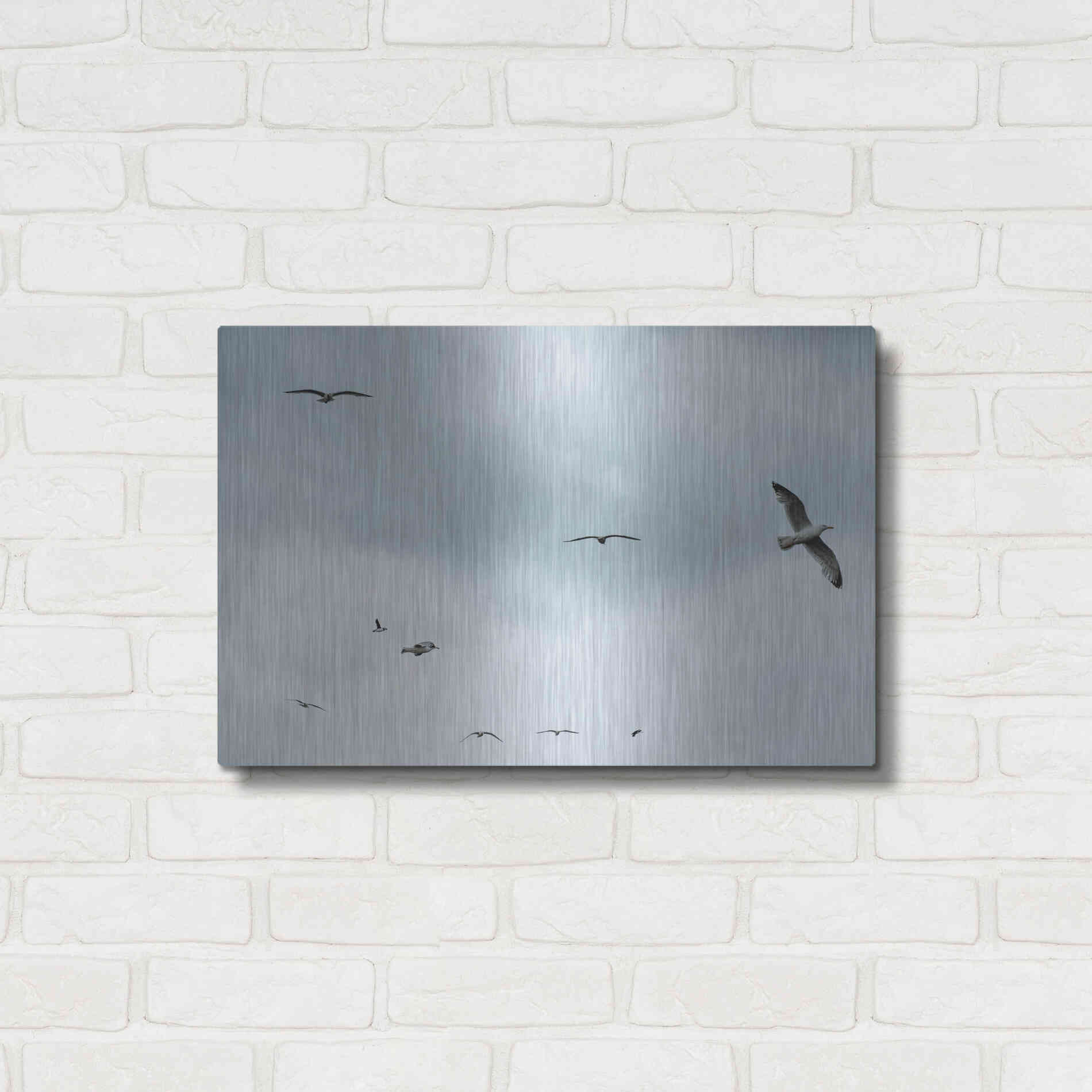 Luxe Metal Art 'Sky Patrol' by Luxe Portfolio, Metal Wall Art,24x16