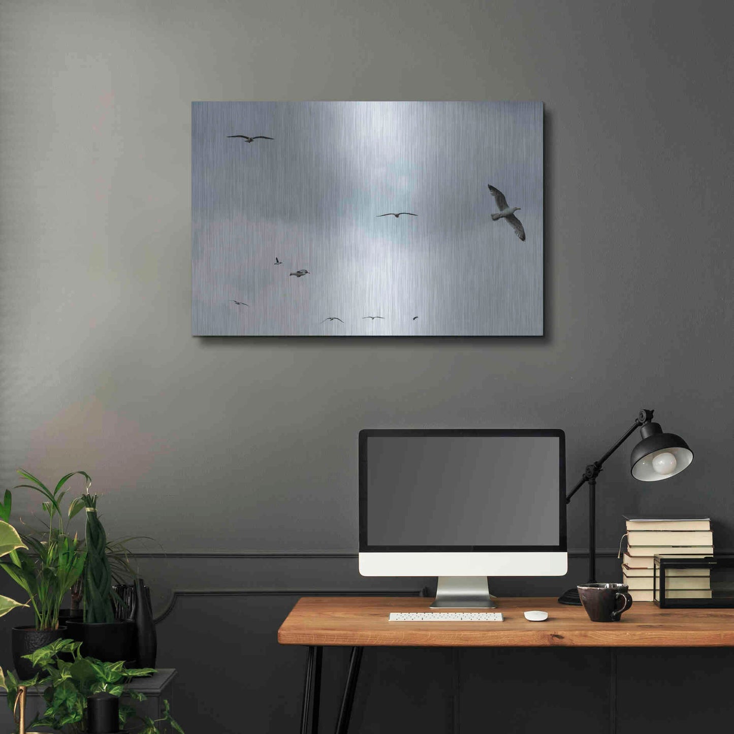 Luxe Metal Art 'Sky Patrol' by Luxe Portfolio, Metal Wall Art,36x24