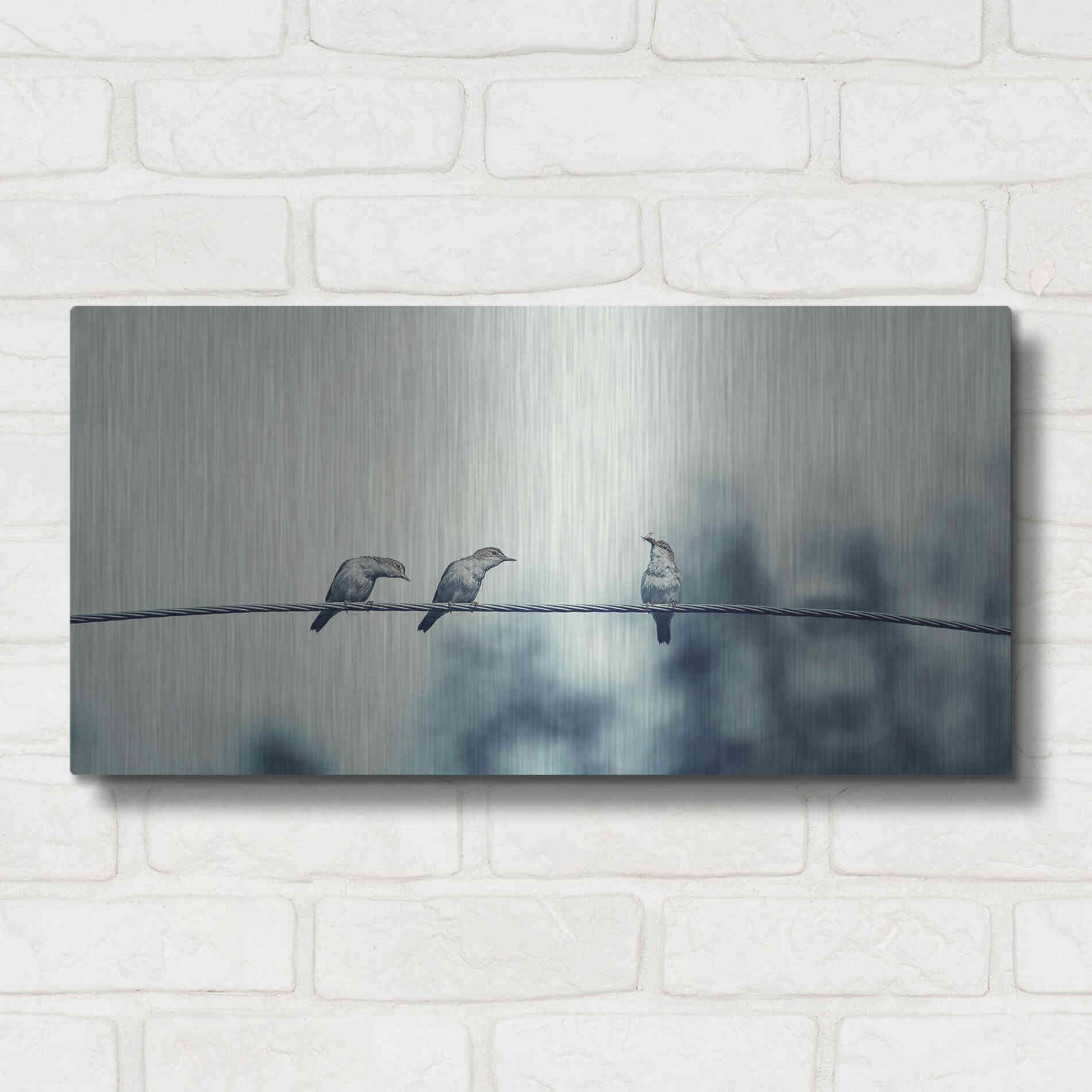 Luxe Metal Art 'Three Musketeers' by Luxe Portfolio, Metal Wall Art,24x12
