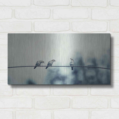 Luxe Metal Art 'Three Musketeers' by Luxe Portfolio, Metal Wall Art,24x12