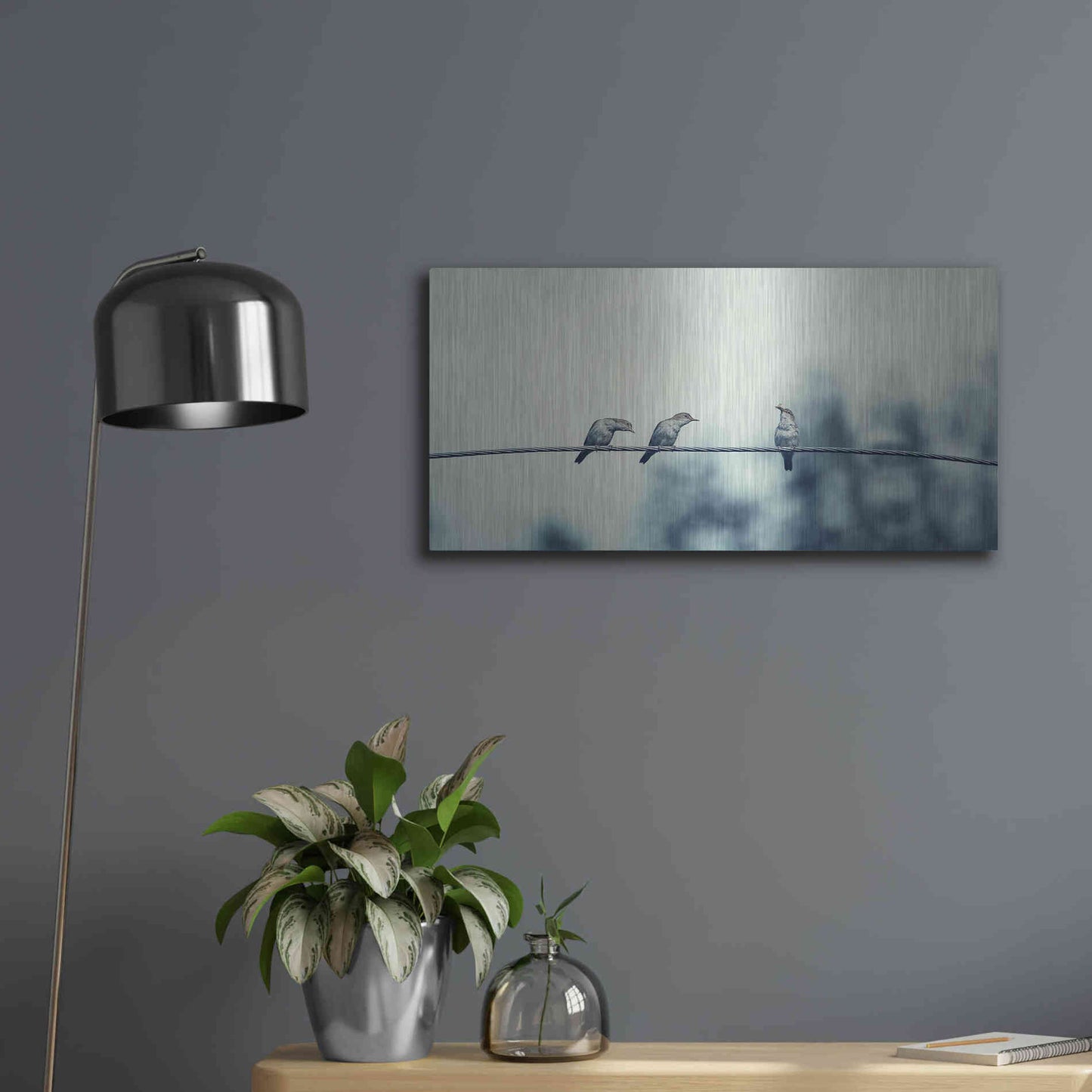 Luxe Metal Art 'Three Musketeers' by Luxe Portfolio, Metal Wall Art,24x12