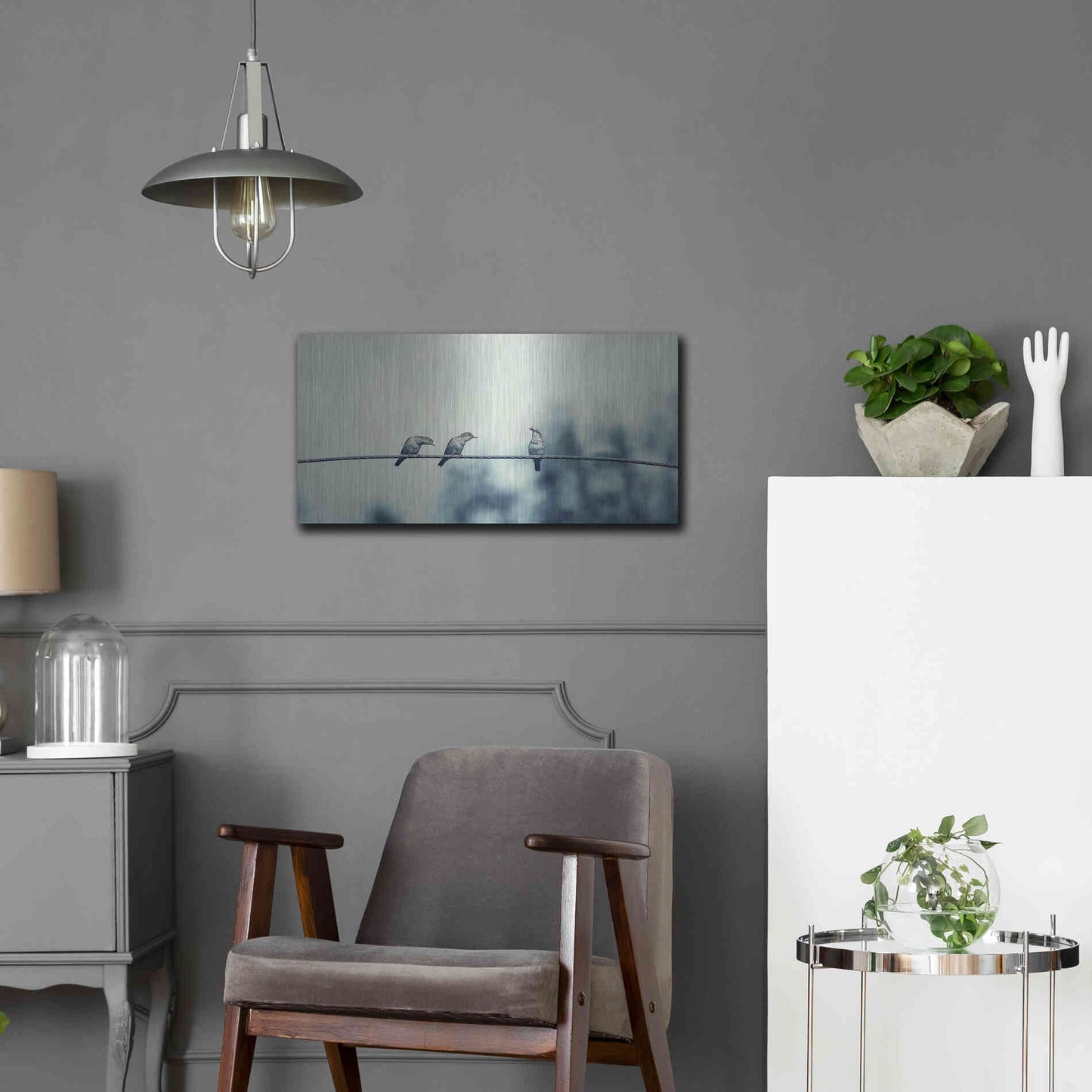 Luxe Metal Art 'Three Musketeers' by Luxe Portfolio, Metal Wall Art,24x12