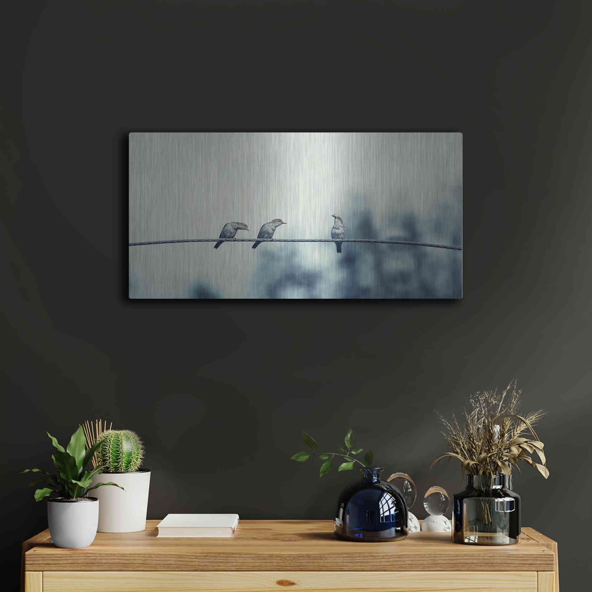 Luxe Metal Art 'Three Musketeers' by Luxe Portfolio, Metal Wall Art,24x12