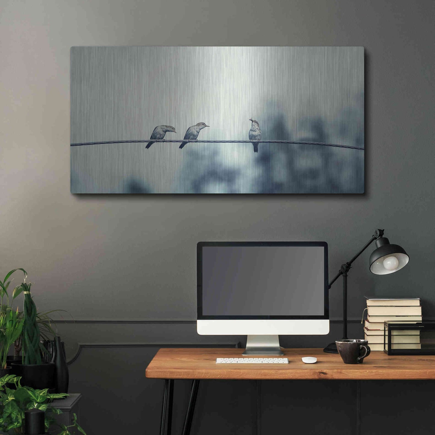 Luxe Metal Art 'Three Musketeers' by Luxe Portfolio, Metal Wall Art,48x24