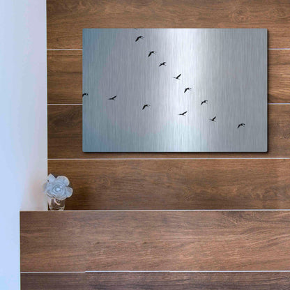 Luxe Metal Art 'V Formation' by Luxe Portfolio, Metal Wall Art,16x12