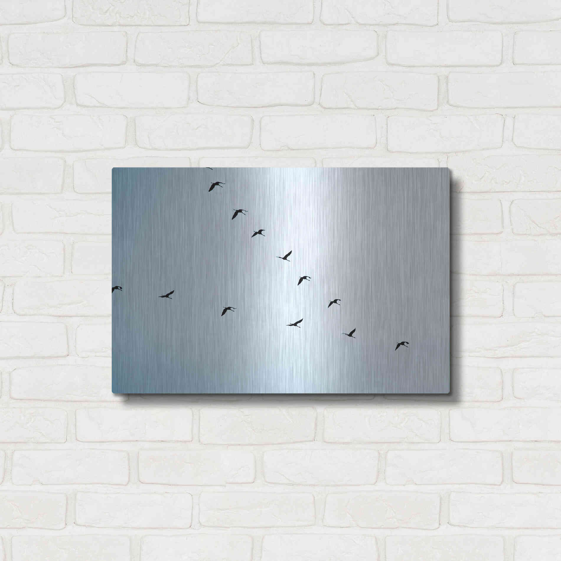 Luxe Metal Art 'V Formation' by Luxe Portfolio, Metal Wall Art,24x16