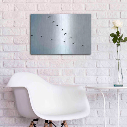 Luxe Metal Art 'V Formation' by Luxe Portfolio, Metal Wall Art,24x16