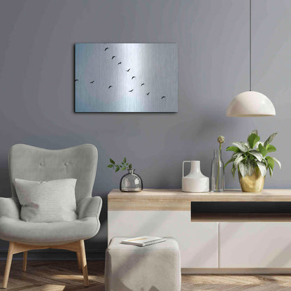 Luxe Metal Art 'V Formation' by Luxe Portfolio, Metal Wall Art,24x16