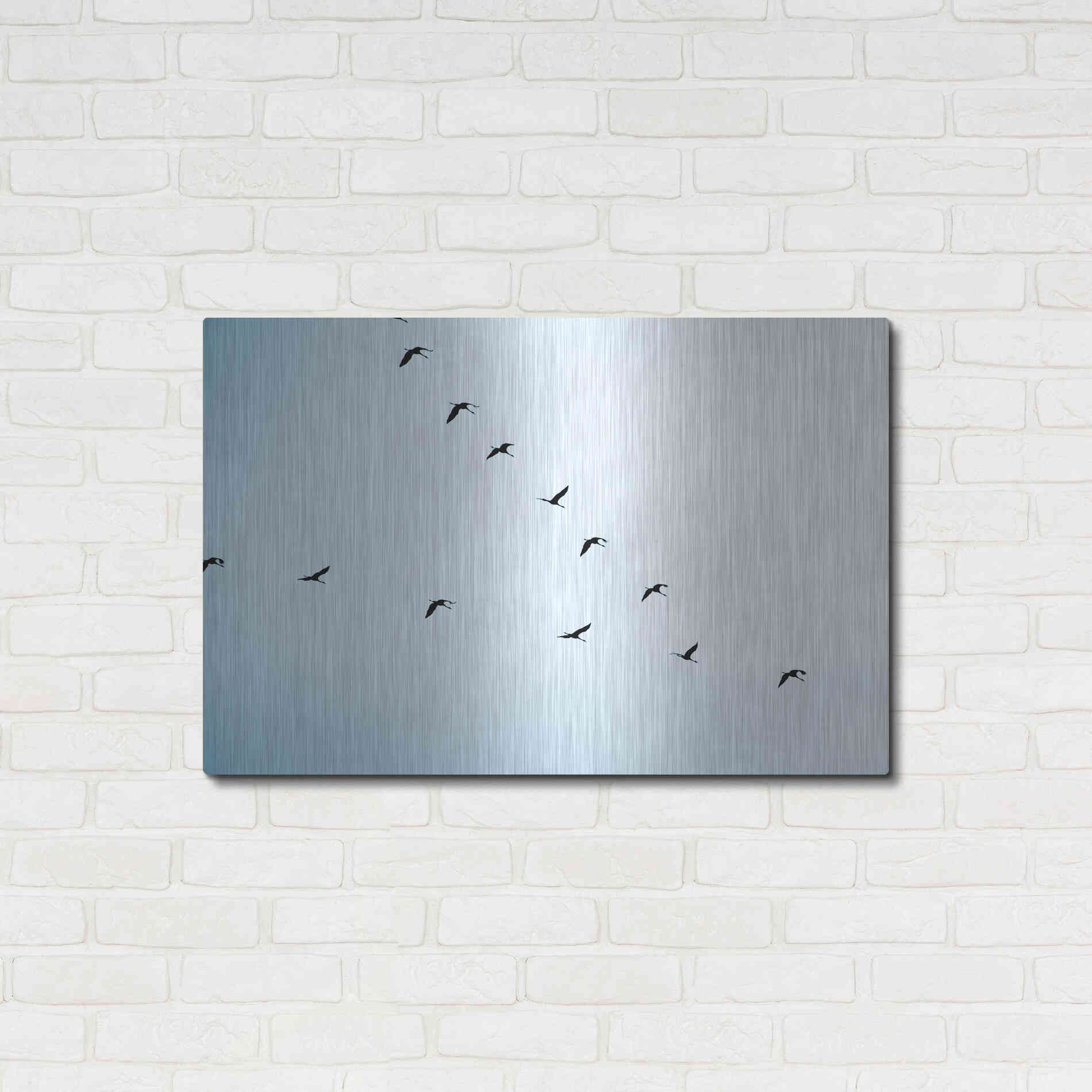Luxe Metal Art 'V Formation' by Luxe Portfolio, Metal Wall Art,36x24