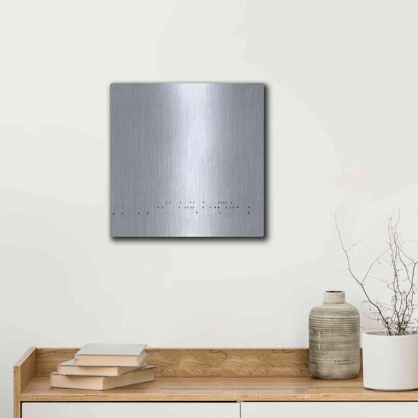 Luxe Metal Art 'Winter Sky' by Luxe Portfolio, Metal Wall Art,12x12