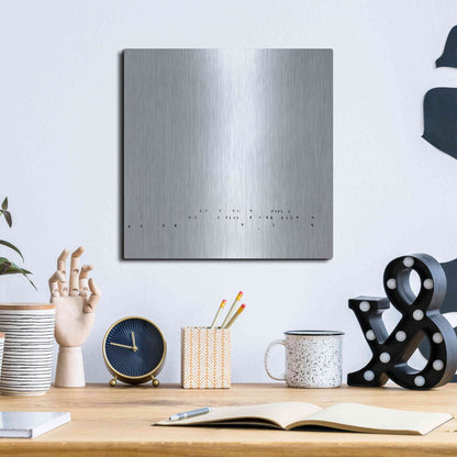 Luxe Metal Art 'Winter Sky' by Luxe Portfolio, Metal Wall Art,12x12