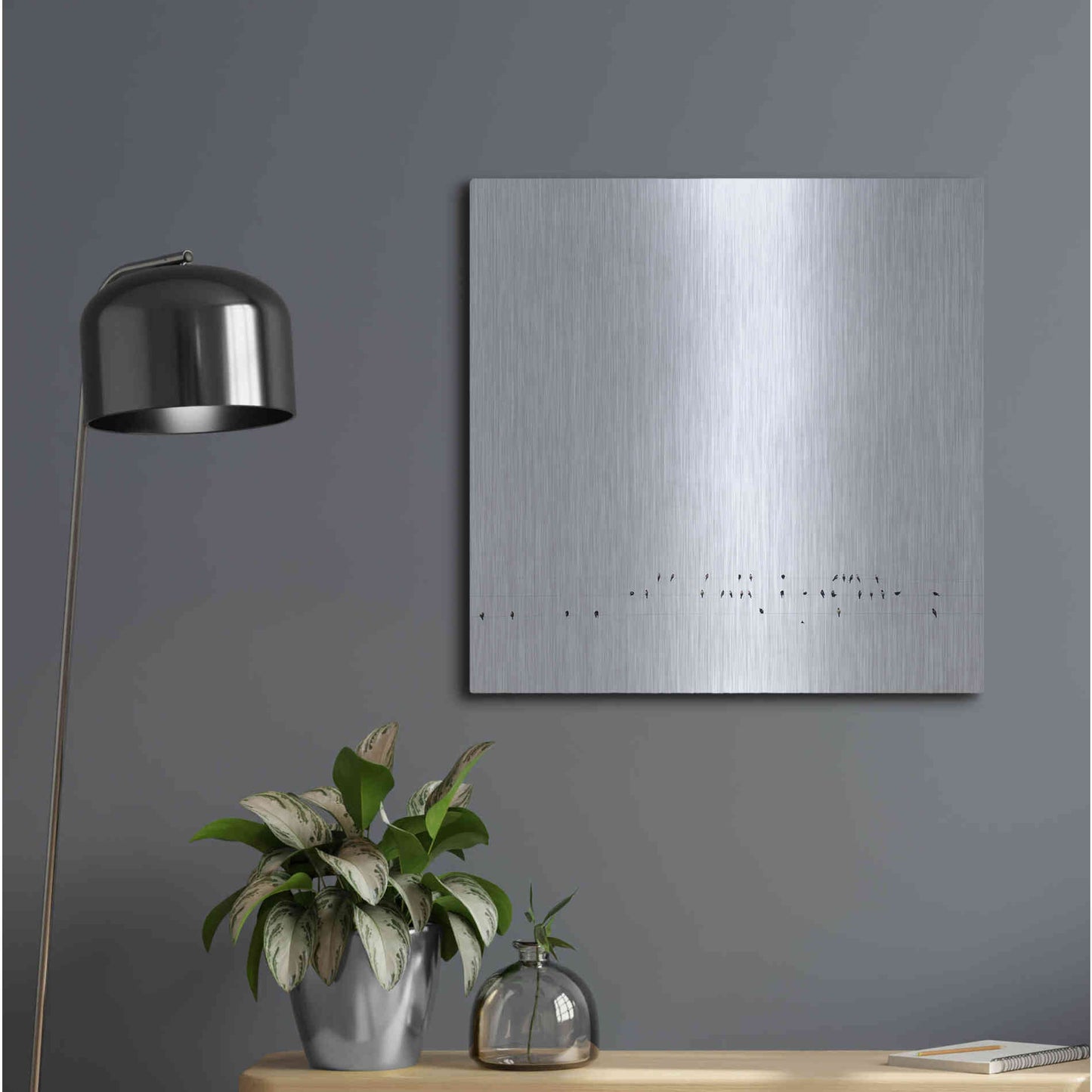 Luxe Metal Art 'Winter Sky' by Luxe Portfolio, Metal Wall Art,24x24