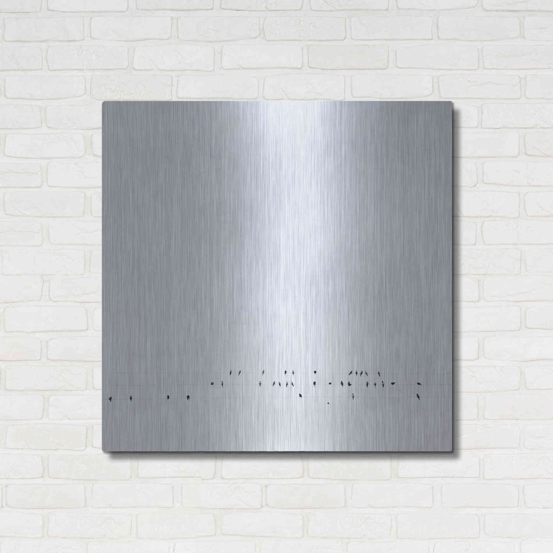 Luxe Metal Art 'Winter Sky' by Luxe Portfolio, Metal Wall Art,36x36