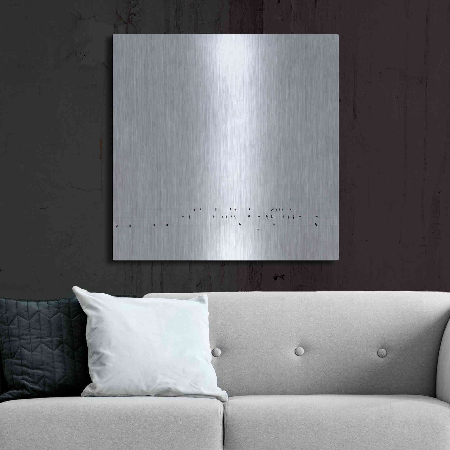 Luxe Metal Art 'Winter Sky' by Luxe Portfolio, Metal Wall Art,36x36