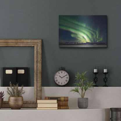 Luxe Metal Art 'Dancing Northern Lights' by Luxe Portfolio, Metal Wall Art,16x12