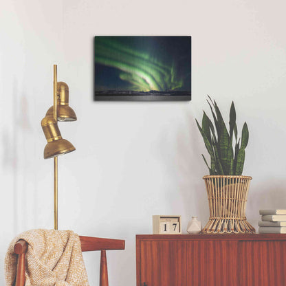 Luxe Metal Art 'Dancing Northern Lights' by Luxe Portfolio, Metal Wall Art,24x16