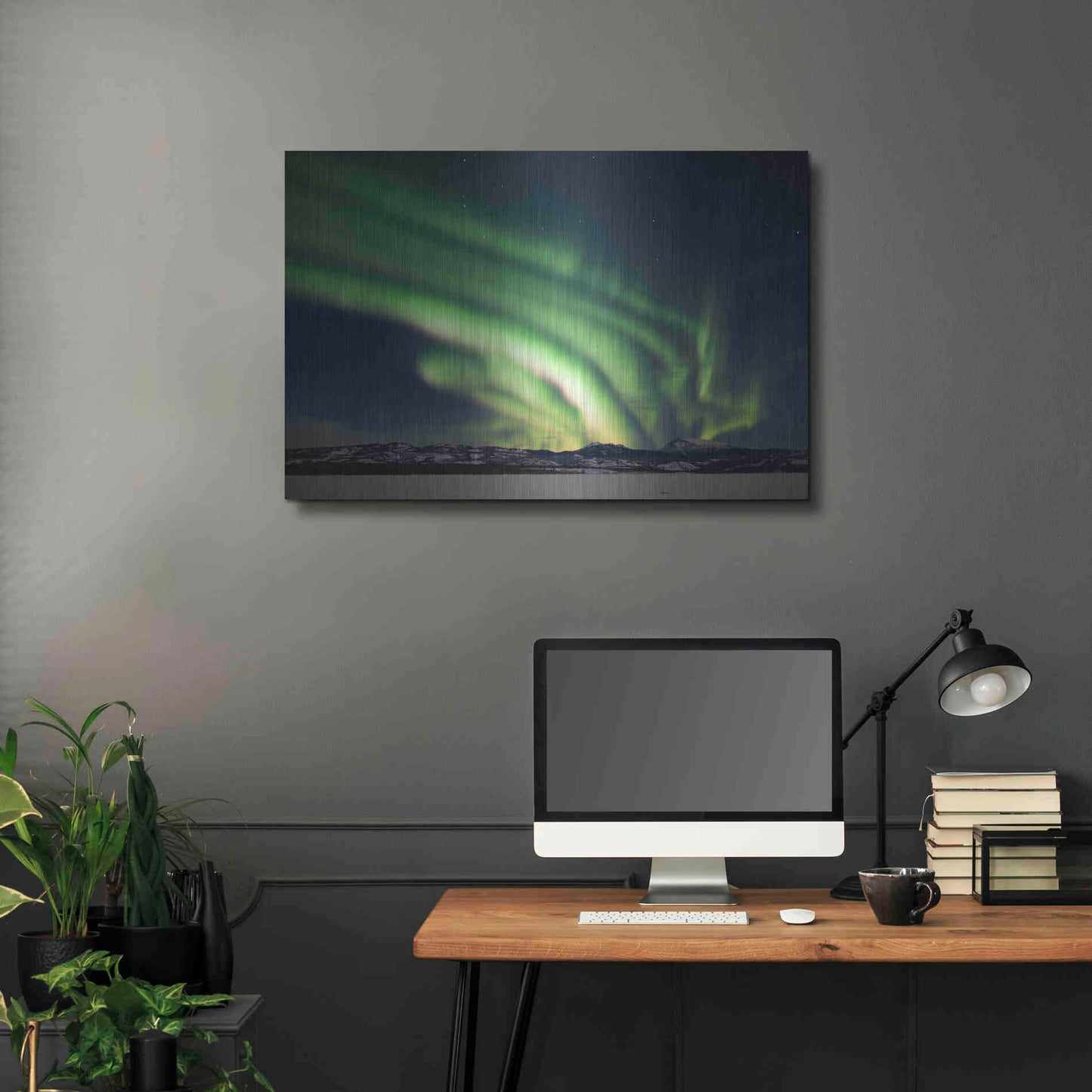 Luxe Metal Art 'Dancing Northern Lights' by Luxe Portfolio, Metal Wall Art,36x24