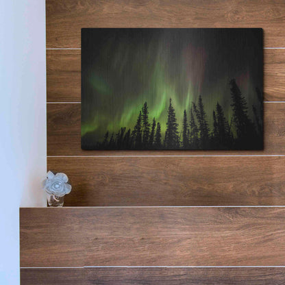 Luxe Metal Art 'Northern Lights 2' by Luxe Portfolio, Metal Wall Art,16x12