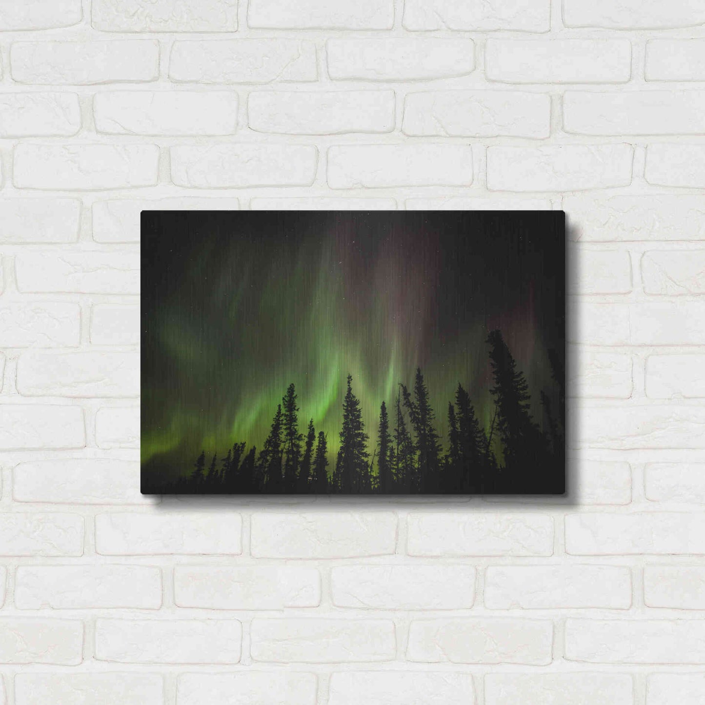 Luxe Metal Art 'Northern Lights 2' by Luxe Portfolio, Metal Wall Art,24x16