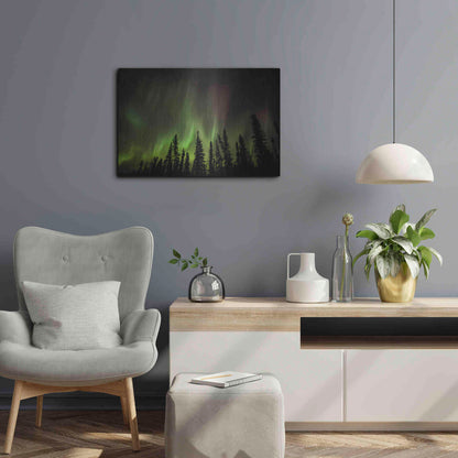 Luxe Metal Art 'Northern Lights 2' by Luxe Portfolio, Metal Wall Art,24x16