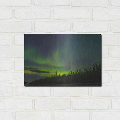 Luxe Metal Art 'Northern Lights 3' by Luxe Portfolio, Metal Wall Art,16x12