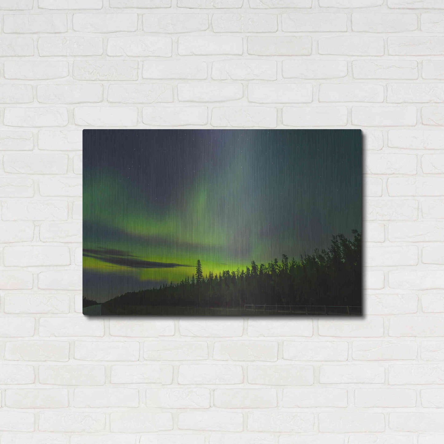 Luxe Metal Art 'Northern Lights 3' by Luxe Portfolio, Metal Wall Art,36x24