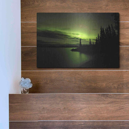 Luxe Metal Art 'Northern Lights 4' by Luxe Portfolio, Metal Wall Art,16x12