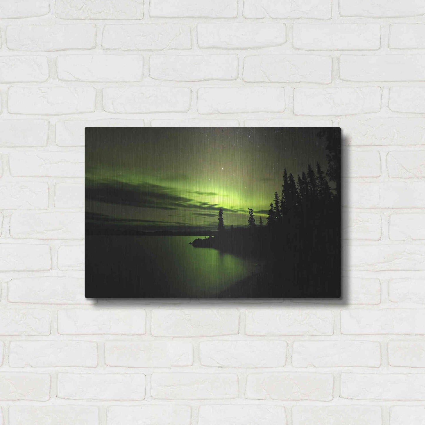 Luxe Metal Art 'Northern Lights 4' by Luxe Portfolio, Metal Wall Art,24x16
